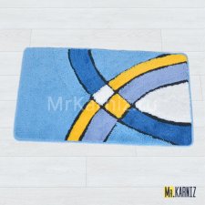 Коврик в ванную Мозаика синий