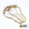 Кольца для штор Piercing Yellow Gold 16 шт. фото 3