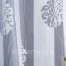 Штора для ванной Damask Strtipe серая фото 5