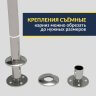 Карниз для ванны Polla Allegro 150х105 Усиленный 25 мм MrKARNIZ фото 4